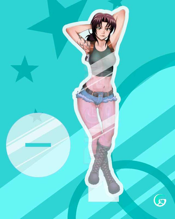 Rebecca Lee / Revy V1 BLACK LAGOON Acrylic Stand Mitgard-Knight